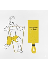 Resim Çeşitli Kg Direnç Bantları, Gym Barfiks Direnç Bandı, Kas Geliştirme Direnç Bandı, Pilates Egzersiz Bandı Sarı 
