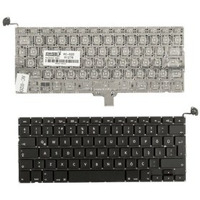 Resim Macbook Uyumlu Pro A1278 13.3" 2010 Klavye (Siyah Tr) ( Pars power ) Türkçe - Büyük Enter 682530 