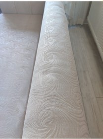 Resim Koltuk Örtüsü Kaymaz 170x210 Gofreli Krem 