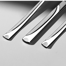 Resim Nehir Fiesta Saten 12 Kişilik 72 Parça Kutulu Çatal Kaşık Bıçak Takımı Inox 