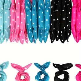 Resim 10 Paket Yumuşak Uyku Kıvırıcılar, Esnek Köpük ve Sünger DIY Saç Ruloğu, Tüm Saç Tipleri için Sihirli Saç Stil Aksesuarları 