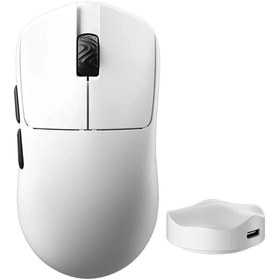 Resim Scyrox V6 8K Hz Pixart 3950 Sensör Beyaz Kablosuz Simetrik Gaming Mouse 
