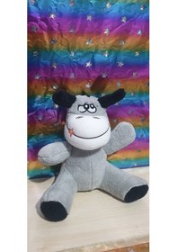 Resim Sevimli Peluş 20 Cm Eşek Uyku Arkadaşı Oyuncak Hediyelik Özür Dilerim Gri 