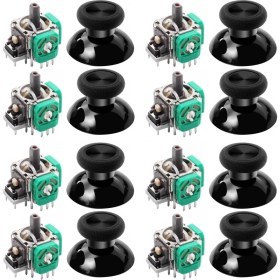 Resim Pop Konsol Xbox One Analog Motor ve Topuz Seti 8+8 Xbox One Kol Analog Tamir Seti Yedek Parça 