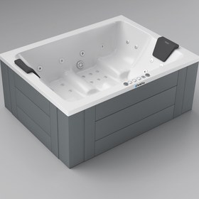 Resim Bonny Mini SPA Havuzu - 130x195 / Beyaz / 4 Kişilik 