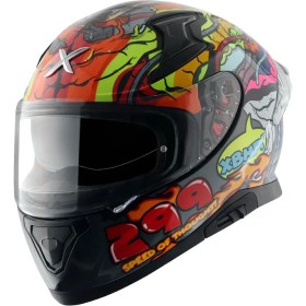 Resim Axor Apex/xbhb 299 Full Face Parlak Sarı Mavi (M/c) 