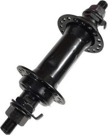 Resim Bisiklet Ön Göbek Siyah 32 Delikli 