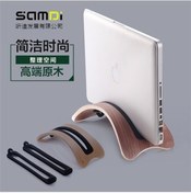 Resim Reedark Ahşap Dizüstü Bilgisayar Standı - Taşınabilir Ergonomik Siyah Masaüstü Düzenleyici 2.4cm Yükseklik Siyah Ns Siyah 