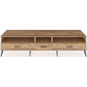 Resim Hyperion Tv Ünitesi 3 Raflı 3 Çekmeceli 220x44x51 Çam-çam Atlas Çam/atlas Çam - Atlas Çam 