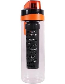 Resim 161677-800 Motivasyon Desenli İnfuserli Matara 650 Ml Bej 
