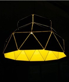 Resim 50cm Volkan Pleksili Lamba SARI 