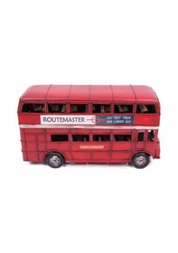 Resim Dekoratif Metal Londra Şehir Otobüsü 32 Cm 