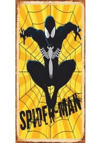 Resim spider-man süper kahramanlar mini retro ahşap poster 