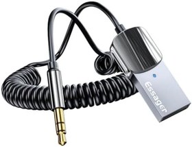 Resim Essager Aux Bluetooth Araç Müzik Kiti FM Transmitter Aux Giriş Usb Wireless Bluetooth Araç Müzik Kiti 