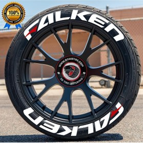 Resim bombtire Falken Lastik Yazısı 2.5 cm Orijinal Kauçuk 8 Adet En Iyi Kalite 