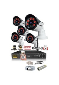 Resim IDS DS-2015HD-SET5-NOHDD 5 Kameralı 1080P Full HD 5 MP Sony Lensli Kamera Seti - 2015 