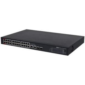 Resim PFS3228-24GT-360, 24 Port, GigaBit, 24 Port PoE, 360W, +2 Port Combo SFP, +2 Port GigaBit Uplink, Rack Mount Switc Dahua