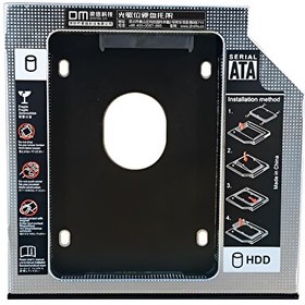 Resim DM DW127S 12.7mm SATA 3.0 2.5" SSD HDD Laptop Caddy Kızak Kutusu DM