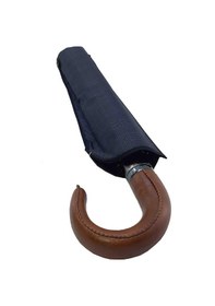 Resim Baginn Snotline-April Deri Çanta Boy Kahverengi Saplı Erkek Şemsiye 100 CM Çap 45 CM 