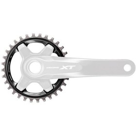 Resim Shimano 38t-bd Aynakol Dişlisi Xt Fc-m8000-2 11v 96mm Bcd 4 Kollu Siyah 