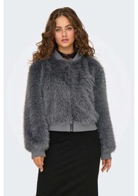 Resim Only 15322405 Onlmanny Faux Fur Phantom Kadın Mont Gri 