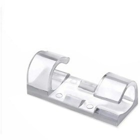 Resim Kablo Sabitleyici Klipsler 20 Adetli Kablo Düzenleyici Duvar Fayans Cam Kablo Tutucu Yapışkanlı Klips 20 Adet 