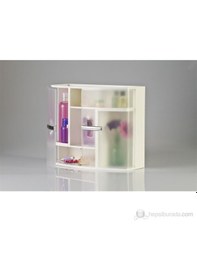 Resim Primanova Lüx Şeffaf Banyo ve Ecza Dolabı+İlk Yardım İçerik Seti 