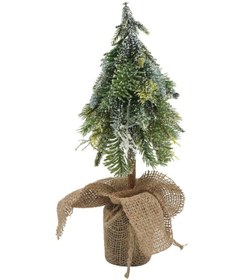 Resim Karlı Yılbaşı Ağacı 