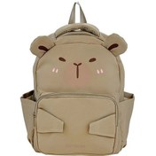 Resim Gaojunshop01 Khaki Kapibara Sırt Çantası Laptop Bölmeli Ayarlanabilir Askılar Hafif Dayanıklı Haki 1 