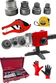 Resim MOONSHOP Pro Çift Residanslı 1900 Watt Isı Ayarlı Pprc Büyük Plastik Boru Kaynak Makinesi Metre 