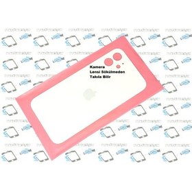 Resim İphone 12 Arka Pil Batarya Kapağı (CAM) Beyaz 