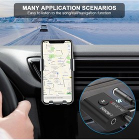 Resim Geeroyoo Bt5.0 Çift Fonksiyonlu Bluetooth Transmitter-receiver: Ses Aktarıcı-alıcı, 15m Mesafe, Hi-fi Ses Kalitesi, Ev Ve Araç Uyumlu 