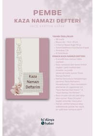 Resim 5 Yıllık Kaza Namazı Defterim - Pembe Çok Renkli 