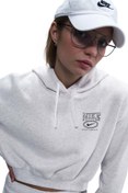Resim W NSW CLUB FLC OS GX CRP GRI Kadın Sweatshirt Nike