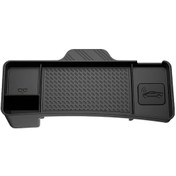 Resim Dashanshop Tesla Model 3 Highland & Model Y Juniper Premium Siyah Silikon Torpido Gözü Organizer 