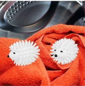 Resim 2'li Kirpi Model Tüy Toplayıcı Kırışık Önleyici Çamaşır Kurutma Topu Kirpi Cn Diğer 