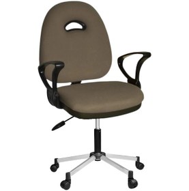 Resim Türksit Kozmo Yönetici Çalışma Koltuğu Metalik Gri Ayak Gri Gri 