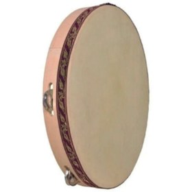 Resim APAYDIN ÇEYİZ 30 Cm Zilli Deri Tef Gelin Tefi 