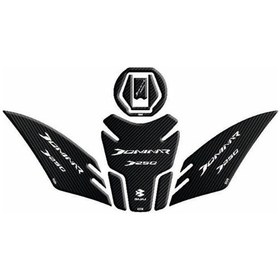 Resim Bajaj Dominar 250 Black Tank Pad Set Sticker Etiket Model 