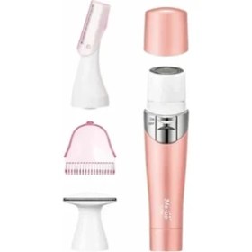 Resim Maxdora 3 Başlıklı Yüz Kaş Epilasyon Aleti Değiştirilebilir Başlık Hassas Ciltlere - MX002U-7JOI0 