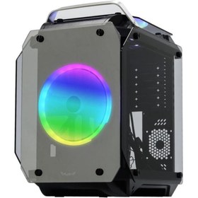 Resim Rush RCA710 SLASH TEMPERED GLASS ATX KASA 