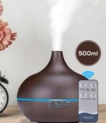 Resim ALFAGİFT 500 ml Uzaktan Kumandalı LED Aroma Difüzör ve Ultrasonik Hava Nemlendirici 