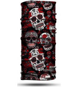 Resim Motosıklet Bandana-boyunluk Crt-218 Siyah - Gri 