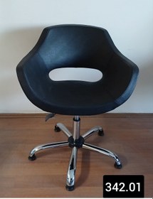 Resim Egeli 342-01 Kuaför Saç Tarama Koltuğu Siyah 