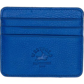 Resim Westpolo Unisex Süper Slim Para Bölmeli Hakiki Deri İnce Kartlık Cüzdan 6 Bölmeli - Saks Mavi Saks Mavi 