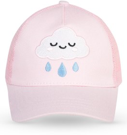 Resim Civil Girls Cloud 2-5 Yaş Çocuk Kız Kep Şapka - Pembe - Pembe / Standart 