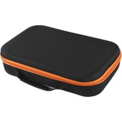 Resim Folinda Oxford Kumaş Elektrik Matkap Çantası, Reçtangle/ Kare, Turuncu/siyah Seçenekli, 33x22.5x9cm, Fermuarlı Ve Tutturuculu, Araç Saklama Çantası 
