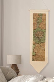 Resim William Morisse Duvar Halısı, Sanat Serisi Dekor, 100cm Kanvas Flama Askılı Duvar Örtüsü NO:669 - Renkli - 4 / 30 x 100 