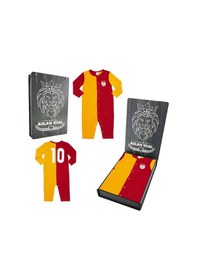 Resim Galatasaray Uzun Kol Bebek Body Tulum Ahşap Kutulu (500114327) Kırmızı 
