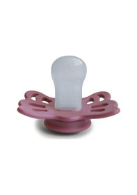 Resim Frigg Butterfly Silikon Emzik - Dusty Rose 0-6 Ay Gülkurusu 